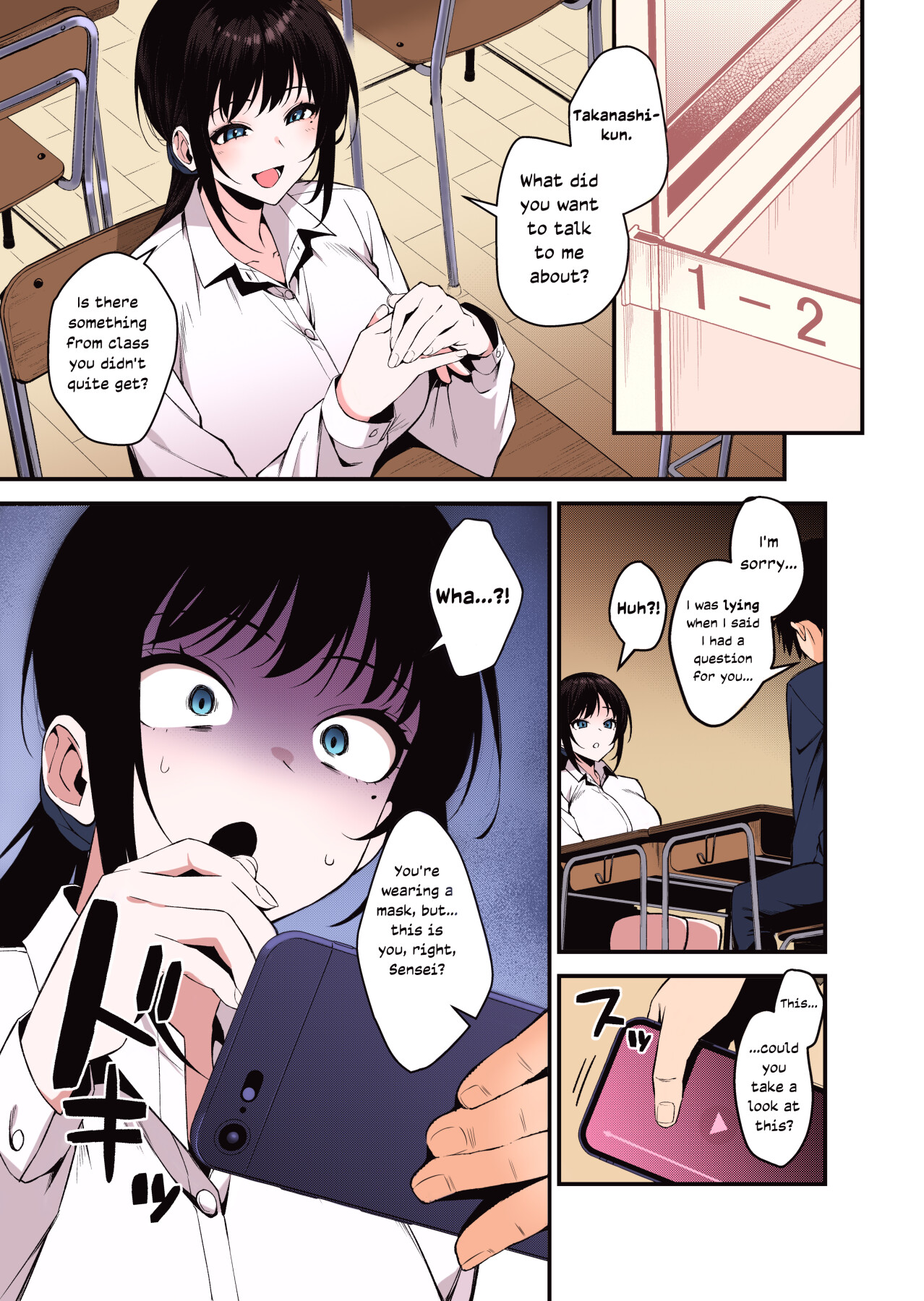 Hentai Manga Comic-My Teacher is the Girl Behind the Slutty Lewd Streamer (Color)-Read-6